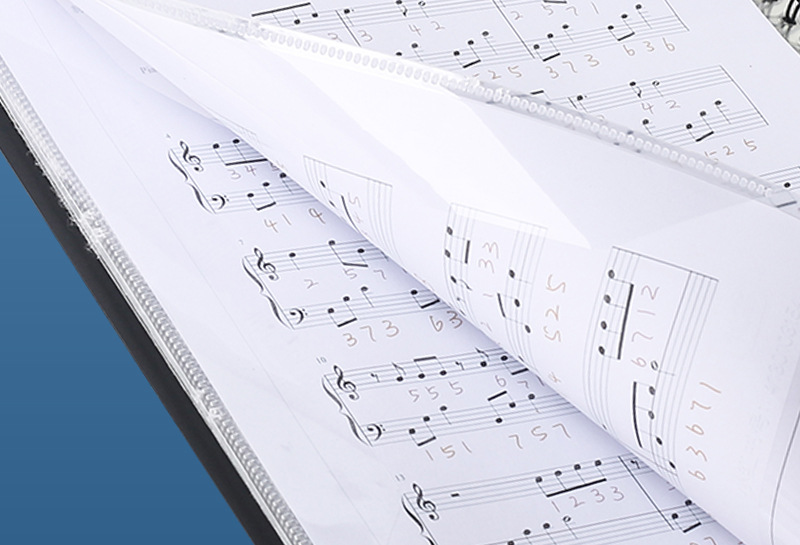 A4 Sheet Music Binder Folder detail