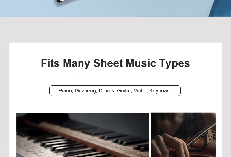 A4 Sheet Music Binder Folder detail
