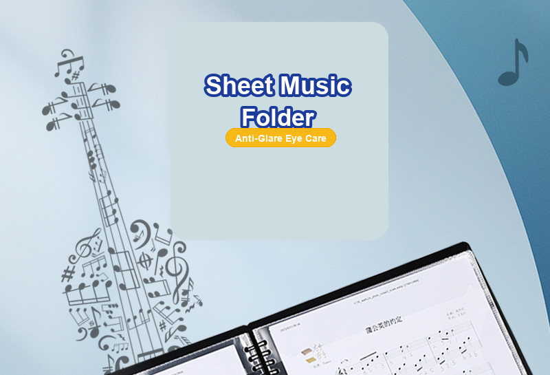 A4 Sheet Music Binder Folder detail